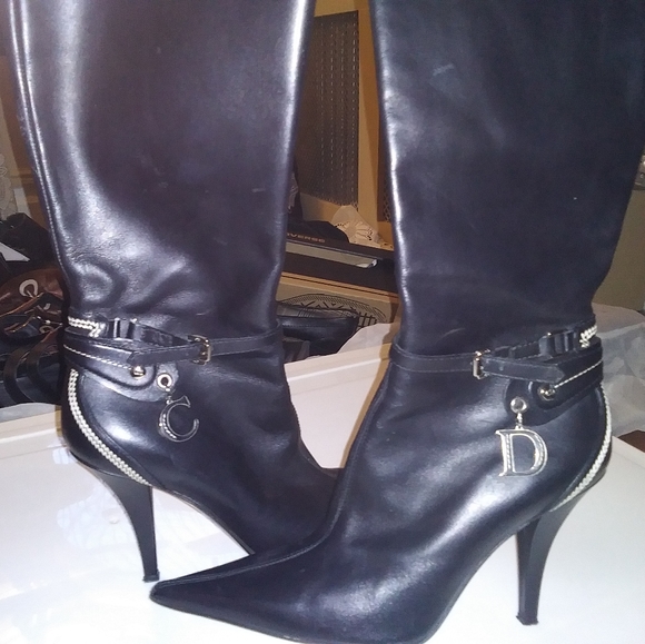 CHRISTIAN DIOR POINTED TOE NEW BOOTS - Picture 6 of 6